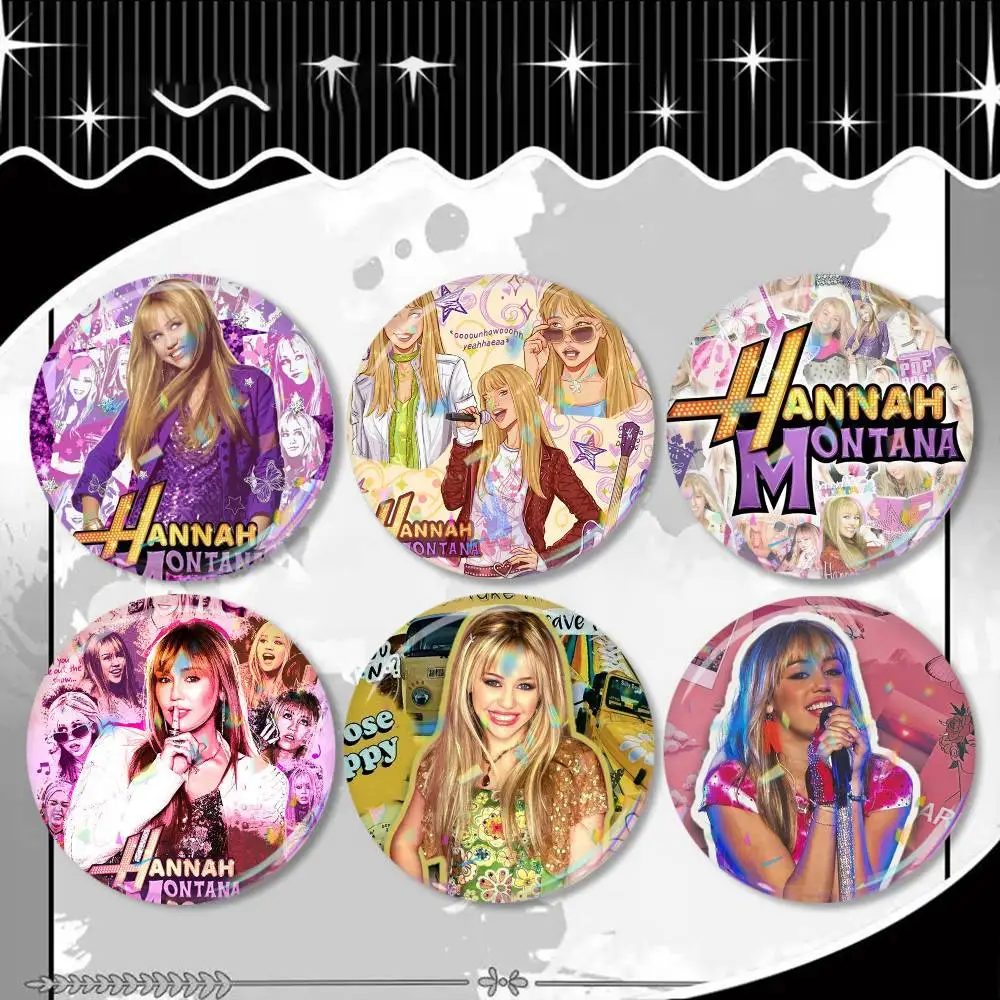 H-Hannah M-Montana Laser Badge Applicable For Backpack Clothes Hats Decor Creative Accessories
H-Hannah M-Montana Laser Badge Applicable For Backpack Clothes Hats Decor Creative Accessories