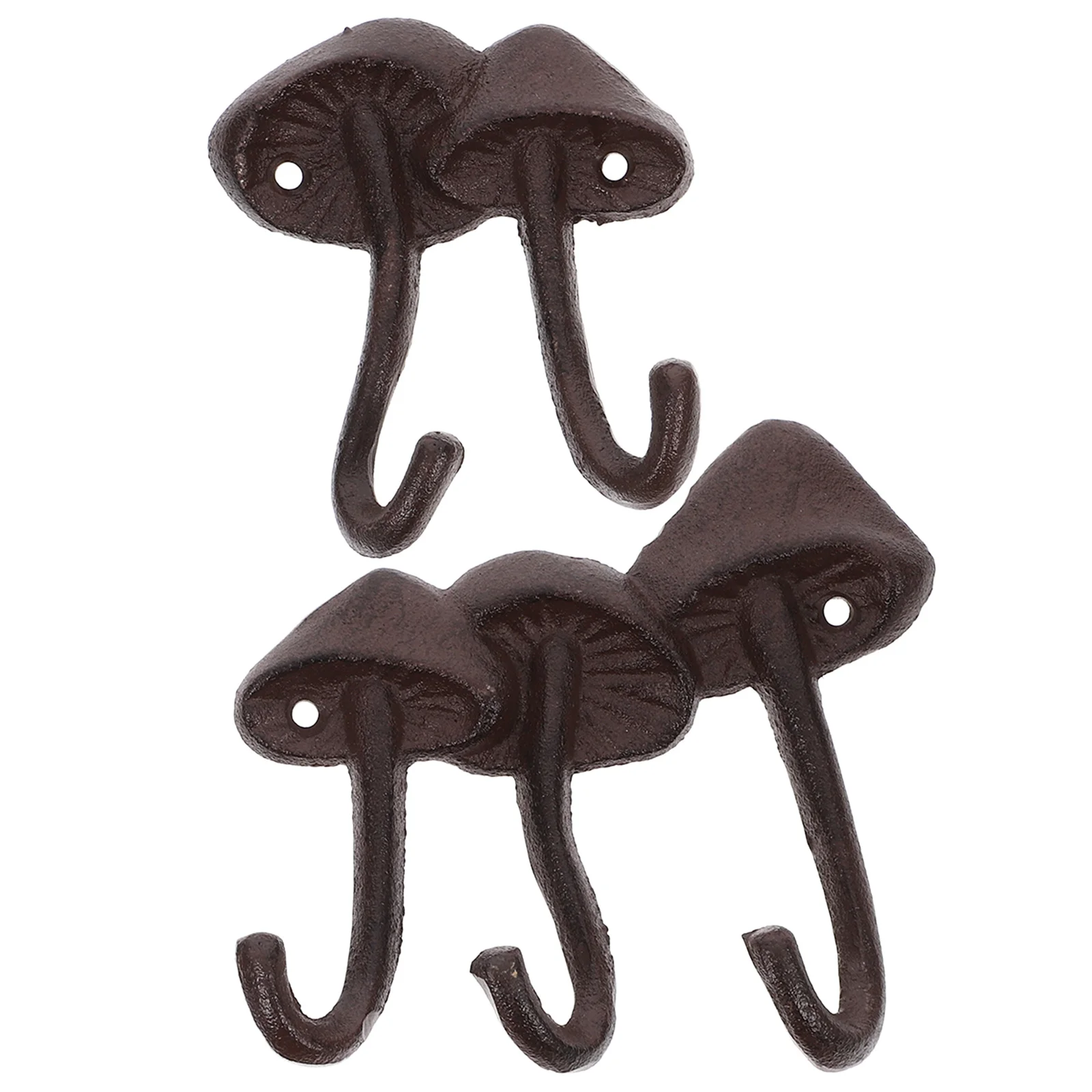 2 Pcs Clothes Rack Cast Iron Mushroom Hook Hooks for Hanging Coats Cute Key Wall Ordinary Decorative Hanger Dark Brown
2 Pcs Clothes Rack Cast Iron Mushroom Hook Hooks for Hanging Coats Cute Key Wall Ordinary Decorative Hanger Dark Brown