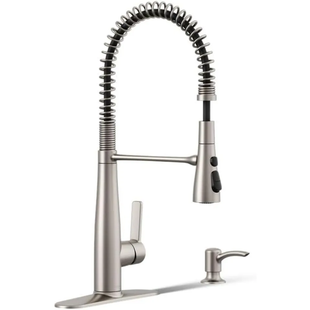 Kohler K-R22745-SD-VS Semi-Pro Kitchen Tap with Soap/Lotion Dispenser for Commercial Use
Kohler K-R22745-SD-VS Semi-Pro Kitchen Tap with Soap/Lotion Dispenser for Commercial Use