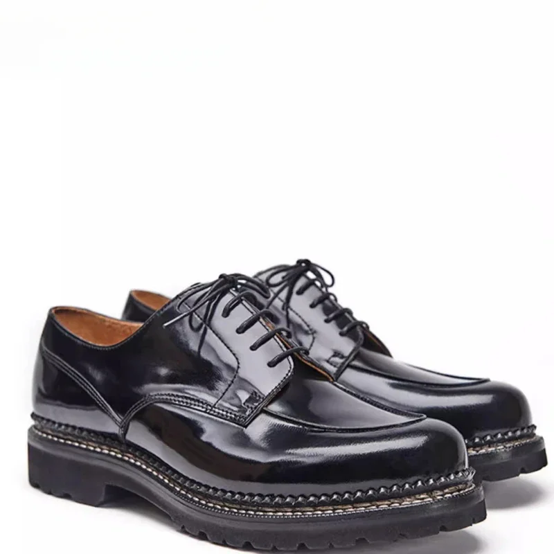 Men's Genuine Leather Handmade Comfortable Breathable Business Casual Thick Bottom Shoes Original Retro Derby Shoes for
Men's Genuine Leather Handmade Comfortable Breathable Business Casual Thick Bottom Shoes Original Retro Derby Shoes for
