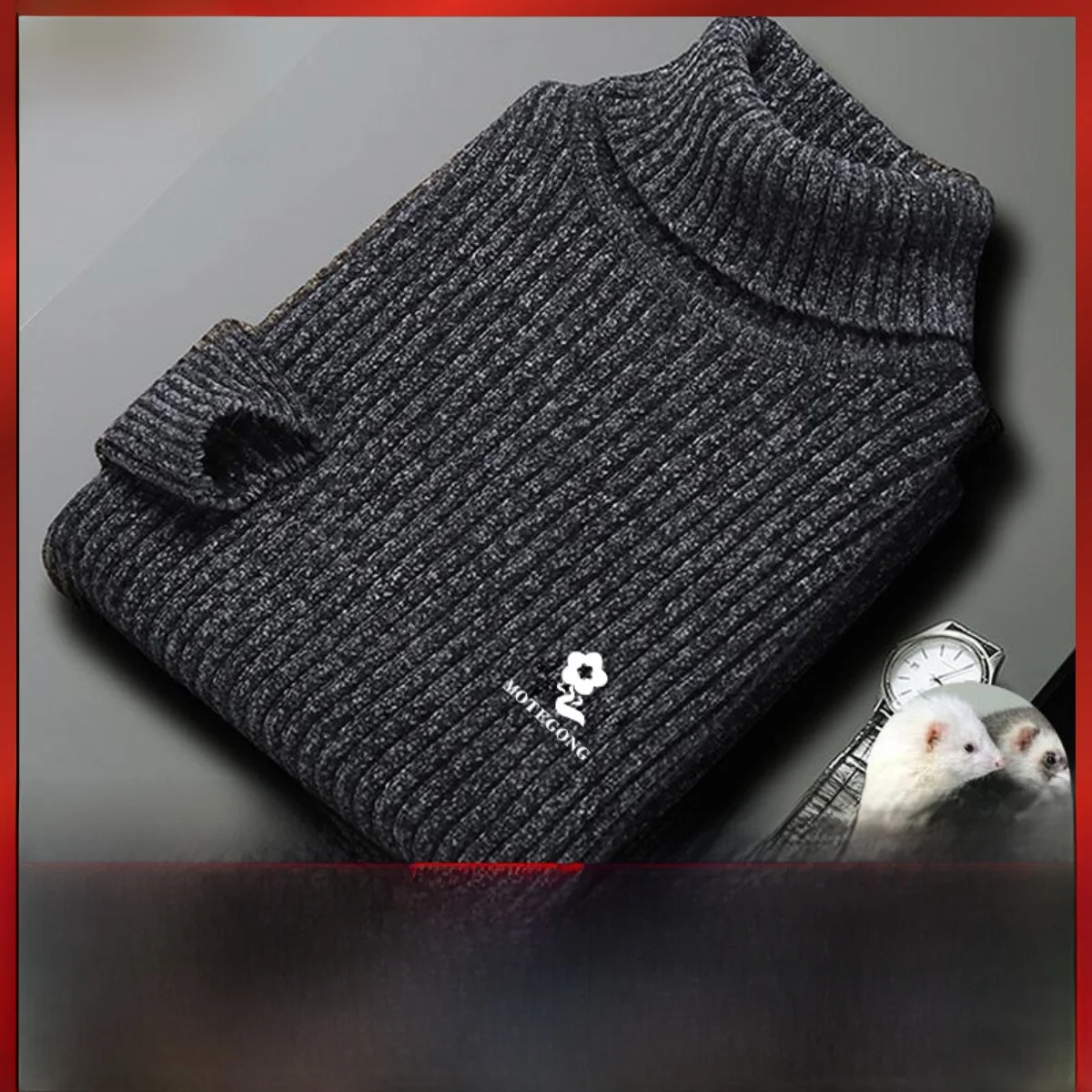 Мужской люксовый шерстяной свитер Pierre Cardin с высоким воротником из норковой шерсти, комфортный, теплый, для повседневной носки, свободный крой
Мужской люксовый шерстяной свитер Pierre Cardin с высоким воротником из норковой шерсти, комфортный, теплый, для повседневной носки, свободный крой