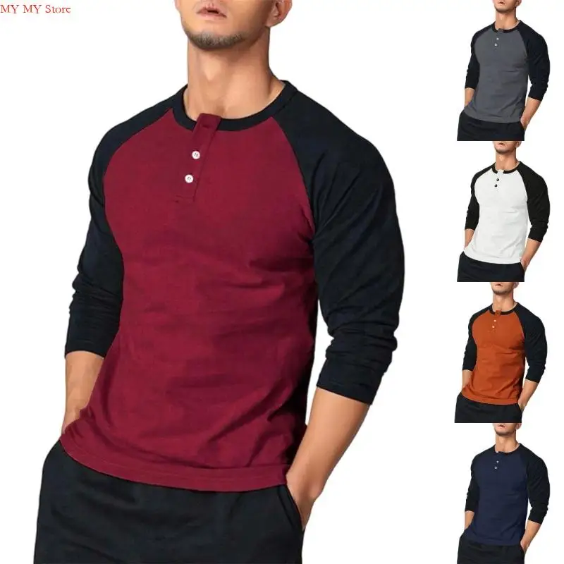 Men's Long Sleeve T-shirt Breathable Polyester Casual Round Neck Top for Outdoor Activity
Men's Long Sleeve T-shirt Breathable Polyester Casual Round Neck Top for Outdoor Activity