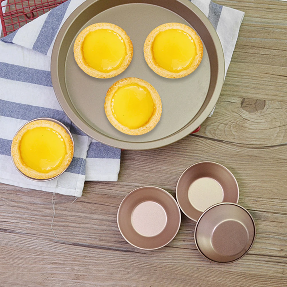 5Pcs Nonstick Round Baking Cups Heavy Duty Egg Tart Mold Set for Cupcakes Muffins Souffles Custard Cakes Quiche
5Pcs Nonstick Round Baking Cups Heavy Duty Egg Tart Mold Set for Cupcakes Muffins Souffles Custard Cakes Quiche