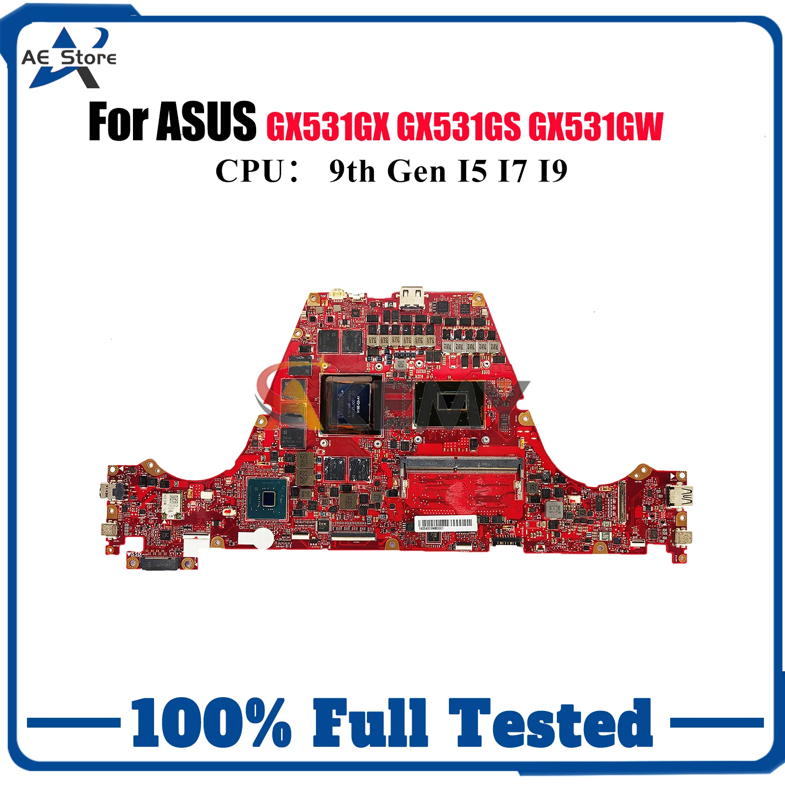 GX531GX Laptop Motherboard For ASUS ROG Zephyrus GX531GS GX531GV GX531G GX531GM GX531GW GX531GX Mainboard I5 I7 I9 CPU tests OK
GX531GX Laptop Motherboard For ASUS ROG Zephyrus GX531GS GX531GV GX531G GX531GM GX531GW GX531GX Mainboard I5 I7 I9 CPU tests OK