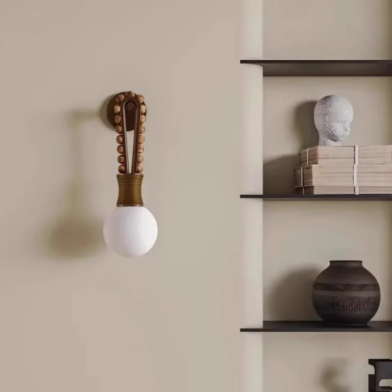 SANDYHA French Retro LED Wall Llight Bedroom Bedside Lamp Living Room Decor Study Lighting Fixtures Glass Ball Lampshade
SANDYHA French Retro LED Wall Llight Bedroom Bedside Lamp Living Room Decor Study Lighting Fixtures Glass Ball Lampshade