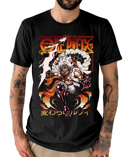 Nika Luffy Gear 5 ONE PIECE Anime Summer T-shirt Harajuku Men Women Retro Streetwear Short Sleeves Oversized Casual Fitness Y2k
Nika Luffy Gear 5 ONE PIECE Anime Summer T-shirt Harajuku Men Women Retro Streetwear Short Sleeves Oversized Casual Fitness Y2k