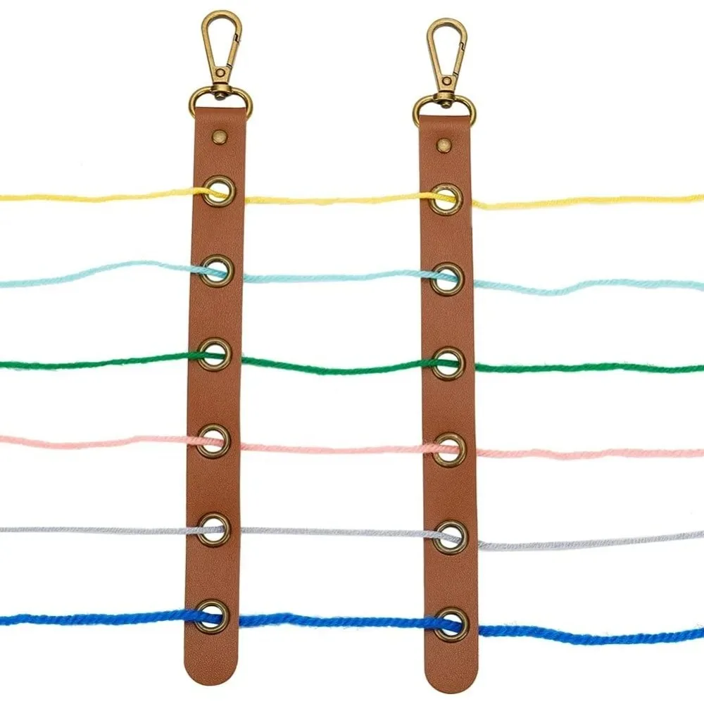 2 шт., органайзер для пряжи из искусственной кожи для сумки для пряжи, 6 отверстий, аксессуары для разделения верблюжьей шерсти с застежками из сплава для вязания крючком на
2 шт., органайзер для пряжи из искусственной кожи для сумки для пряжи, 6 отверстий, аксессуары для разделения верблюжьей шерсти с застежками из сплава для вязания крючком на