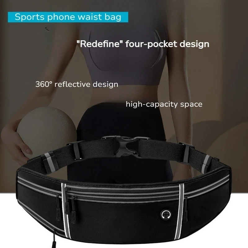 Lightweight, breathable, multi-functional outdoor sports waist bag with water compartment, multiple pockets, and phone pocket
Lightweight, breathable, multi-functional outdoor sports waist bag with water compartment, multiple pockets, and phone pocket