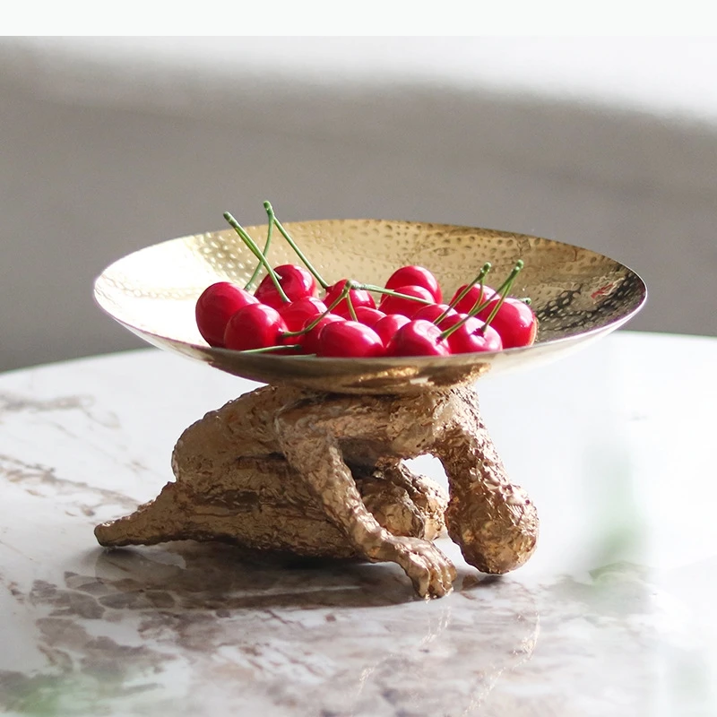 Resin Handicraft Desktop Storage Tray Fruit Dish Compote Art Kowtow Decorative Figurines Home Decoration
Resin Handicraft Desktop Storage Tray Fruit Dish Compote Art Kowtow Decorative Figurines Home Decoration