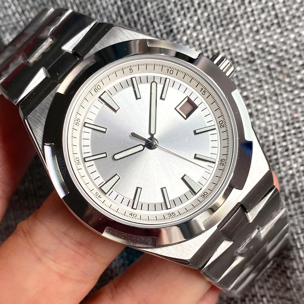 Mod 41mm Silver Stainless Steel Polishing Sapphire Crystal Watch Cases For NH35 NH36 Automatic Movement Diver Watch Modified
Mod 41mm Silver Stainless Steel Polishing Sapphire Crystal Watch Cases For NH35 NH36 Automatic Movement Diver Watch Modified