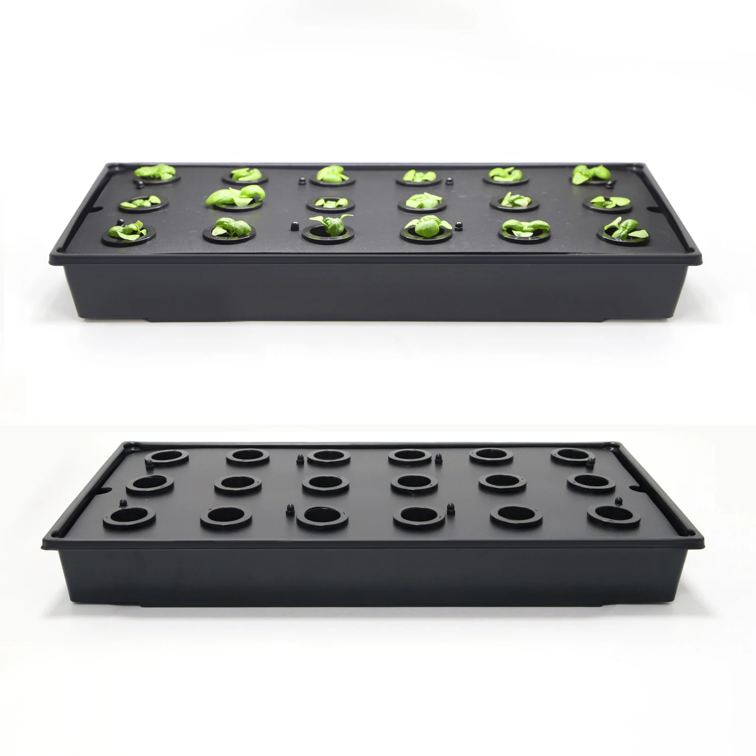18 Holes 1020 Net Pot Trays Hydroponic Vegetable Seedling Propagation Tray for Hydroponics Plastic Cell Plant Tray
18 Holes 1020 Net Pot Trays Hydroponic Vegetable Seedling Propagation Tray for Hydroponics Plastic Cell Plant Tray