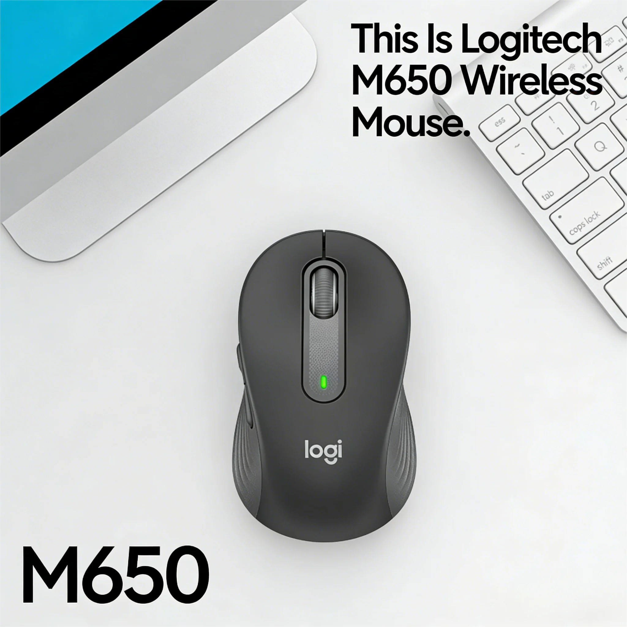 M650/M650L Mouse, Bluetooth 5.0 + Logi Bolt USB Receiver
M650/M650L Mouse, Bluetooth 5.0 + Logi Bolt USB Receiver