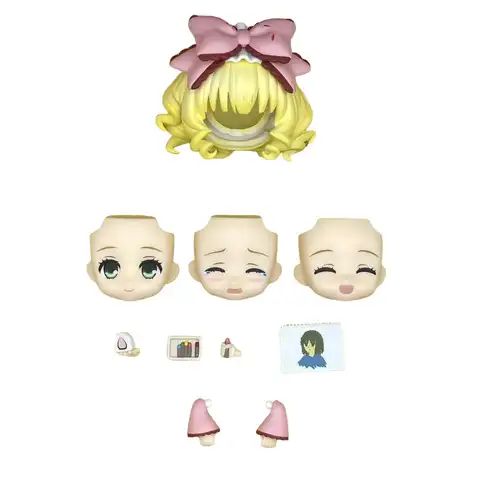 GSC Nendoroid Replacement Hair face Parts OB11 Doll Hairstyle Accessories, Cute Girl Doll Custom DIY Wig