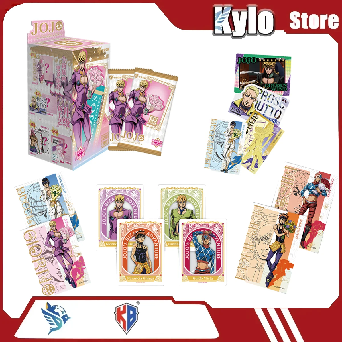 Kabao Culture Creative Works Wonderful Adventure The Golden Wind Card game anime merchandise lesser calorie
Kabao Culture Creative Works Wonderful Adventure The Golden Wind Card game anime merchandise lesser calorie