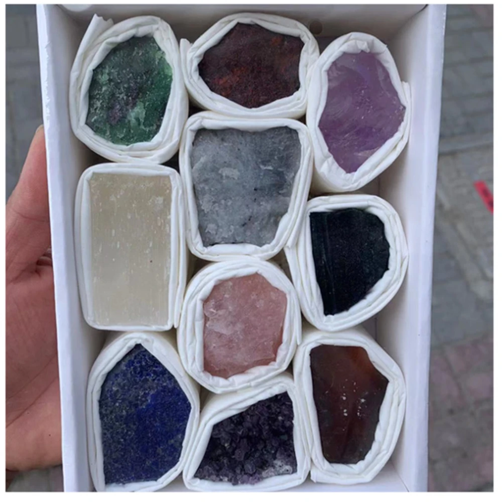 Natural Crystal Gemstone Specimen Mixed Ore Mineral Rock Crystal Quartz Stone Gift Box Teaching Display Home Decor Healing Reiki
Natural Crystal Gemstone Specimen Mixed Ore Mineral Rock Crystal Quartz Stone Gift Box Teaching Display Home Decor Healing Reiki