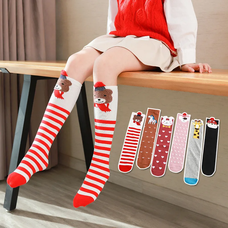 Children Rabbit Horse Animal Long Socks Red Christmas Kids Girls Princess New Year Autumn Winter Warm Leg Protection Socks
Children Rabbit Horse Animal Long Socks Red Christmas Kids Girls Princess New Year Autumn Winter Warm Leg Protection Socks