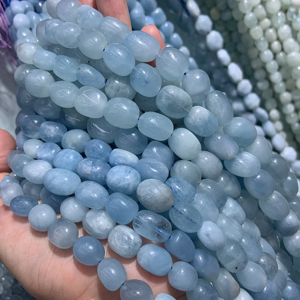 Natural Aquamarine Stone Beads 15'' Irregular Rectangle DIY Loose Beads For Jewelry Making Beads Necklace Bracelet Gift
Natural Aquamarine Stone Beads 15'' Irregular Rectangle DIY Loose Beads For Jewelry Making Beads Necklace Bracelet Gift