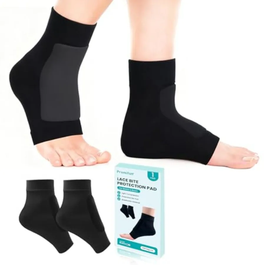 Padded Skate Socks with Gel Pads - Ankle Malleolar Sleeves Protection Guards for Lace Bite, Achilles Tendon, Heel and Shin - Cu
Padded Skate Socks with Gel Pads - Ankle Malleolar Sleeves Protection Guards for Lace Bite, Achilles Tendon, Heel and Shin - Cu