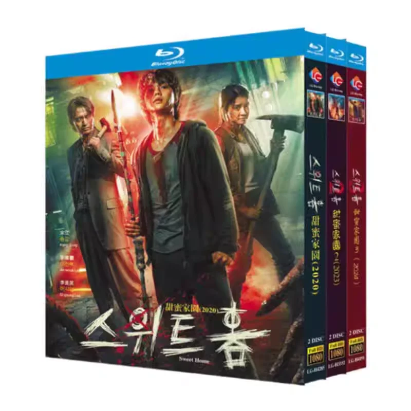 BD Blu-ray High-Definition Korean Drama Sweet Home Seasons 1–3 6-Disc Box Set
BD Blu-ray High-Definition Korean Drama Sweet Home Seasons 1–3 6-Disc Box Set