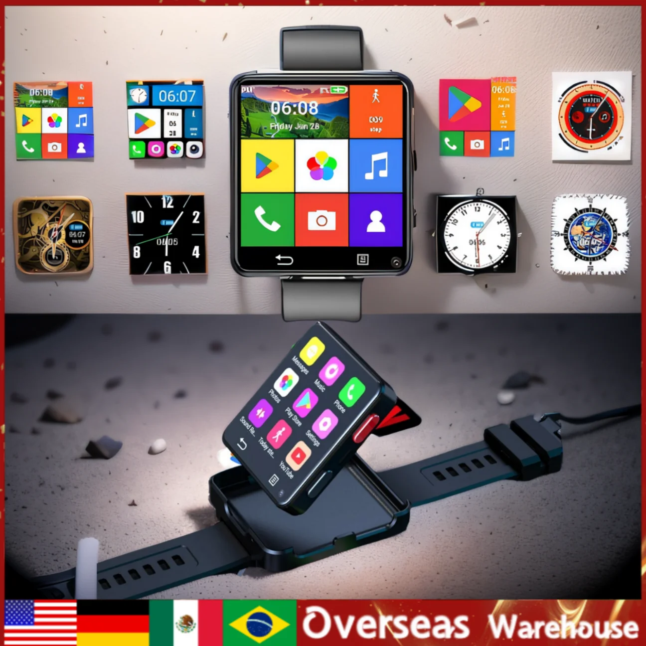 S998 4G smart watch 2025 watches for men women with bluetooth WIFI Android SIM Waterproof camera Outdoor Smartwatch For XiaoMi
S998 4G smart watch 2025 watches for men women with bluetooth WIFI Android SIM Waterproof camera Outdoor Smartwatch For XiaoMi
