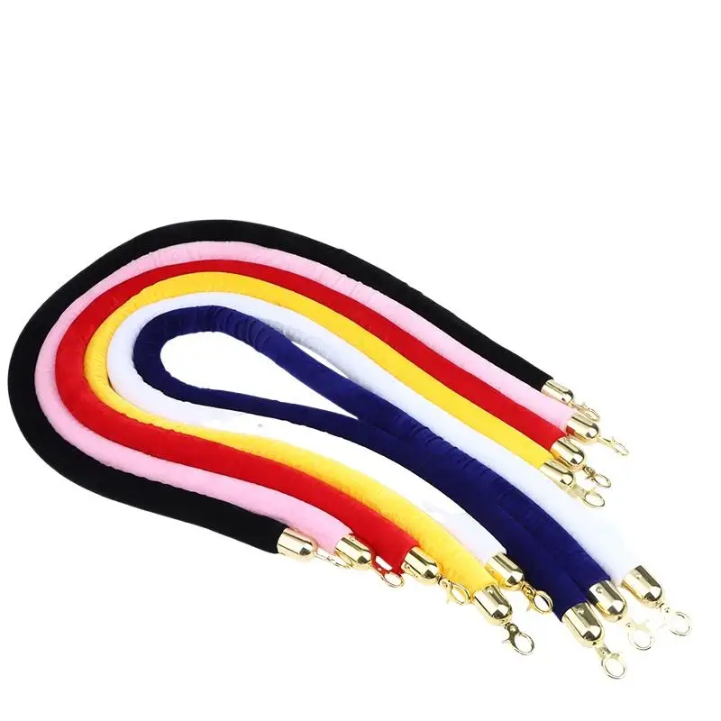1.5M Velvet Barrier Rope Crowd Control Queue Line Barrier Rope Warning Line Lanyard Welcome Flannel Rope For Hotel Exhibition
1.5M Velvet Barrier Rope Crowd Control Queue Line Barrier Rope Warning Line Lanyard Welcome Flannel Rope For Hotel Exhibition