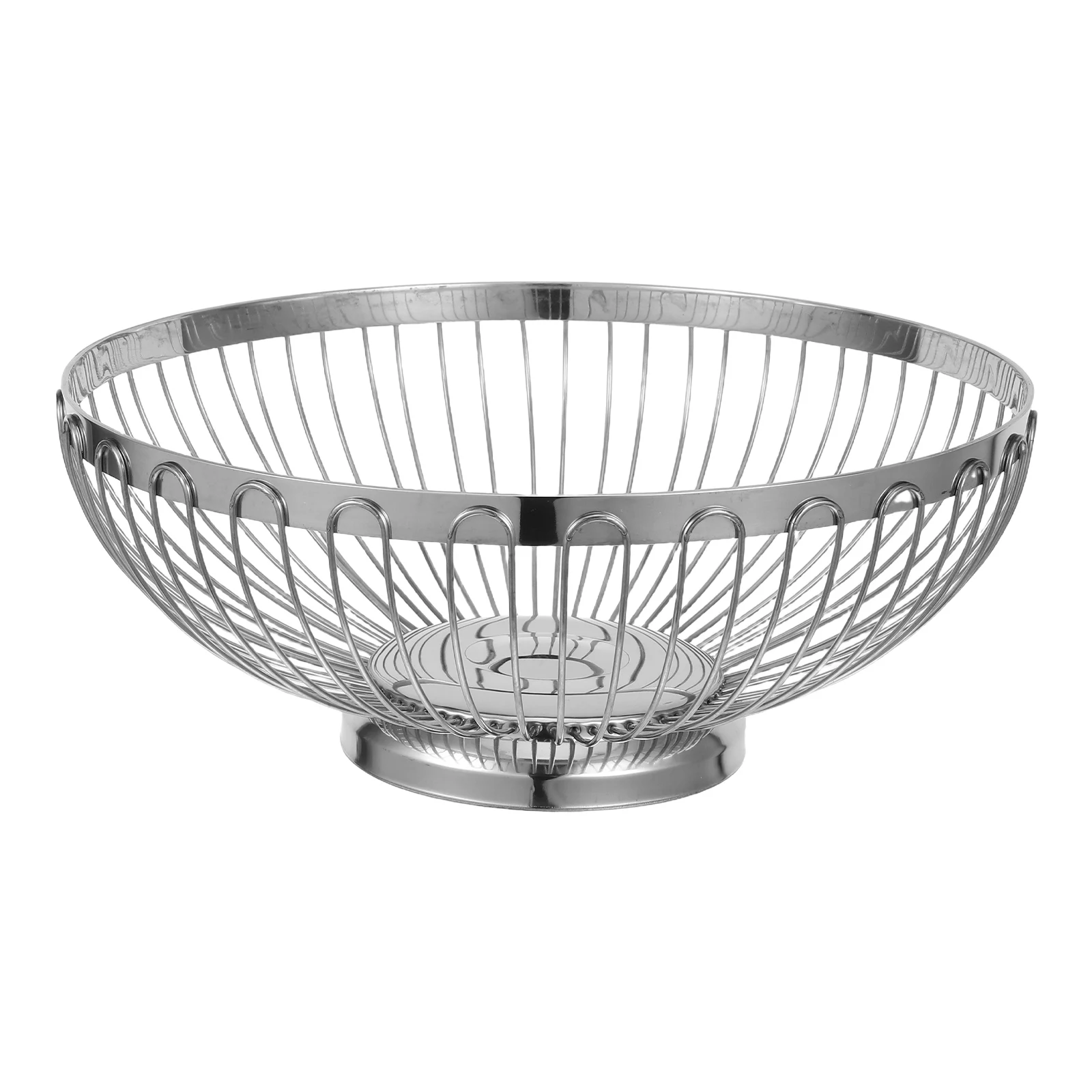 Fruit Basket Bowl Vegetable Washing Storage Stainless Steel Counter Draining Large Round Kitchen Living Room Fruit Holder
Fruit Basket Bowl Vegetable Washing Storage Stainless Steel Counter Draining Large Round Kitchen Living Room Fruit Holder