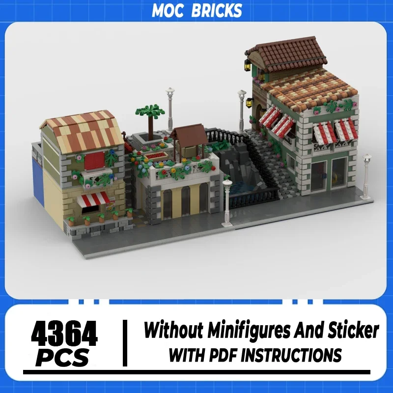 Street View Model Moc Building Blocks Little Italy Modulars Model Technology Brick DIY Assembly Construction Toy Holiday Gifts
Street View Model Moc Building Blocks Little Italy Modulars Model Technology Brick DIY Assembly Construction Toy Holiday Gifts