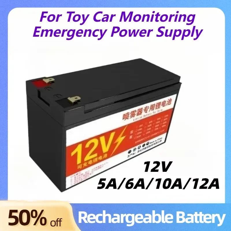 12.8V 32700 5/6/10/12Ah LiFePO4 Rechargeable Battery for Emergency Power Supply for Toy Car Monitoring Emergency Power Supply
12.8V 32700 5/6/10/12Ah LiFePO4 Rechargeable Battery for Emergency Power Supply for Toy Car Monitoring Emergency Power Supply