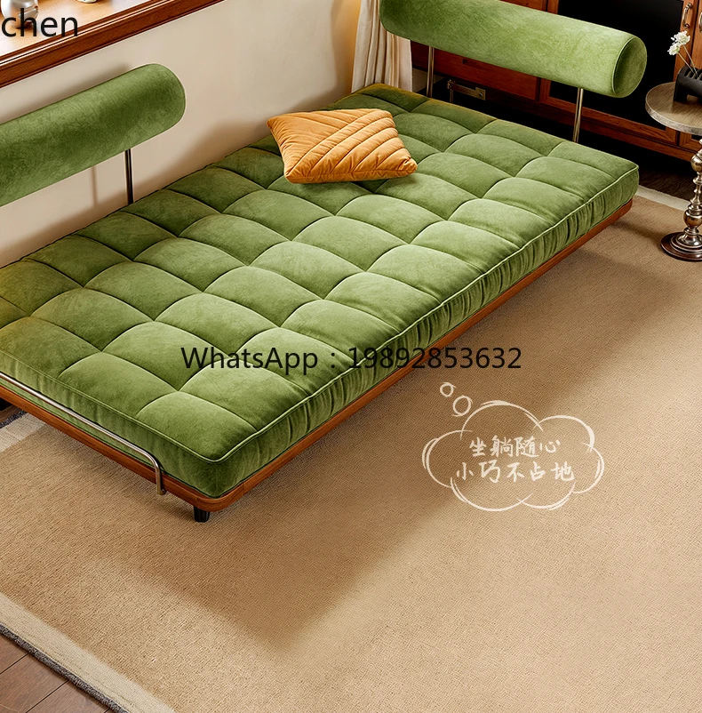 DSA Mid-Century Style Solid Wood Fabric Sofa Small Apartment Space-Saving Movable Cushion Leisure Sofa Bed
DSA Mid-Century Style Solid Wood Fabric Sofa Small Apartment Space-Saving Movable Cushion Leisure Sofa Bed