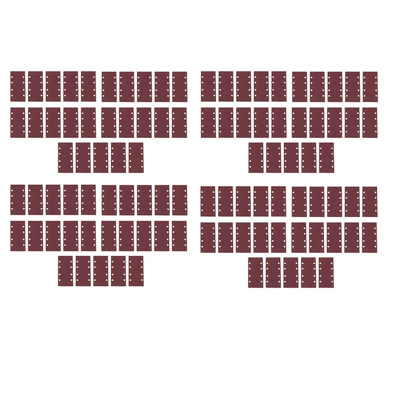 A41I 100 Pcs Sanding Pads,Sanding Paper Hook And Loop Sand Sheet 93X185mm Punched 8 Holes Grits 40/60/80/120
A41I 100 Pcs Sanding Pads,Sanding Paper Hook And Loop Sand Sheet 93X185mm Punched 8 Holes Grits 40/60/80/120