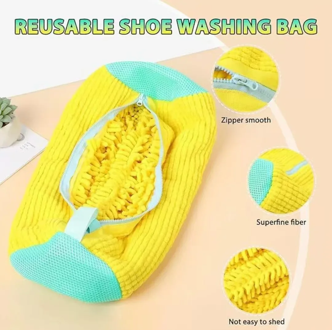 New Chenille Shoe Cleaning Bag Chenille Shoe Cleaning Bag Abrasion-Resistant Machine Washable Shoe Cleaning Net Bag Shoe
New Chenille Shoe Cleaning Bag Chenille Shoe Cleaning Bag Abrasion-Resistant Machine Washable Shoe Cleaning Net Bag Shoe