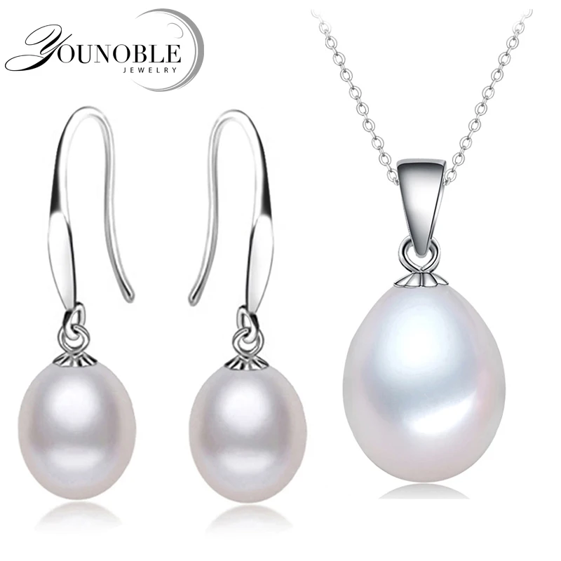 Bridal Natural Freshwater Set With Pearl Earrings And Necklace 925 Silver Jewelry Set Daughter Wife Mother Gift Whife Pink Black
Bridal Natural Freshwater Set With Pearl Earrings And Necklace 925 Silver Jewelry Set Daughter Wife Mother Gift Whife Pink Black