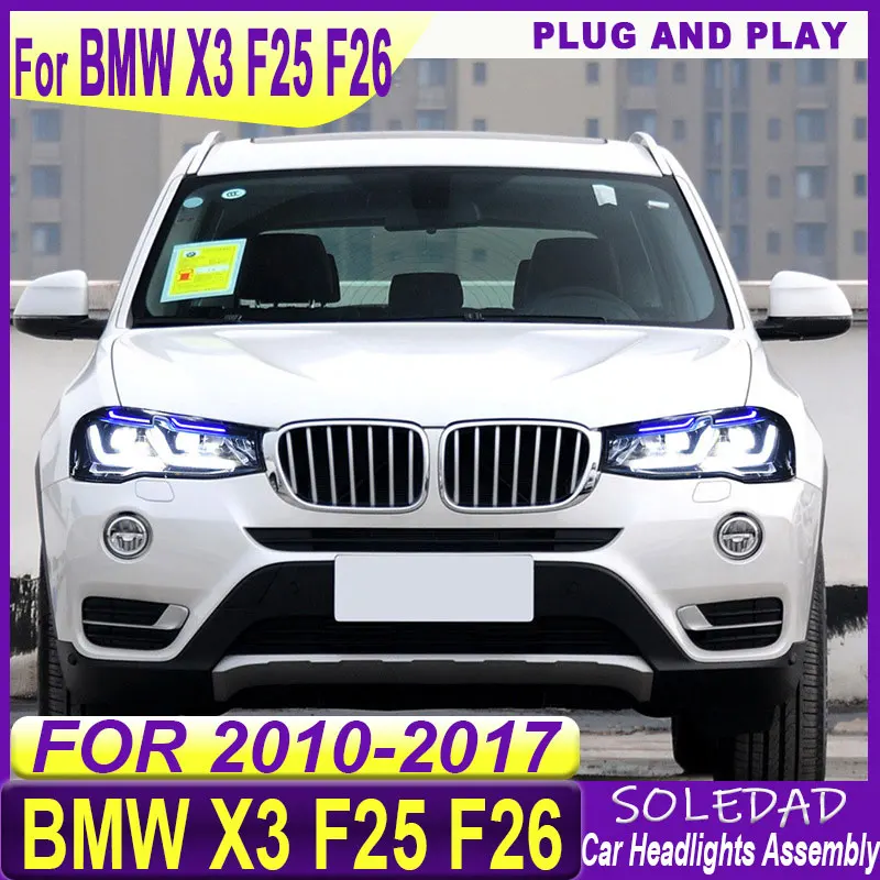 Car headlights For BMW X3 F25 Headlight 2010-2017 Upgrade Plug And Play With LED DRL Turning Headlights Assembly
Car headlights For BMW X3 F25 Headlight 2010-2017 Upgrade Plug And Play With LED DRL Turning Headlights Assembly