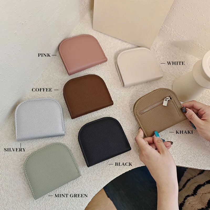 Mini Short Wallet New PU Leather Portable Coin Purse With Zipper Solid Color Card Bag Student Coin Purse Card Purse
Mini Short Wallet New PU Leather Portable Coin Purse With Zipper Solid Color Card Bag Student Coin Purse Card Purse