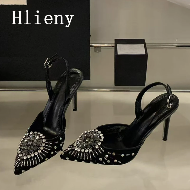 Hlieny Sexy Pointed Toe Crystal Women Pumps Street Style Thin High Heels Buckle Strap Sandals Elegant Party Stripper Mule Shoes
Hlieny Sexy Pointed Toe Crystal Women Pumps Street Style Thin High Heels Buckle Strap Sandals Elegant Party Stripper Mule Shoes