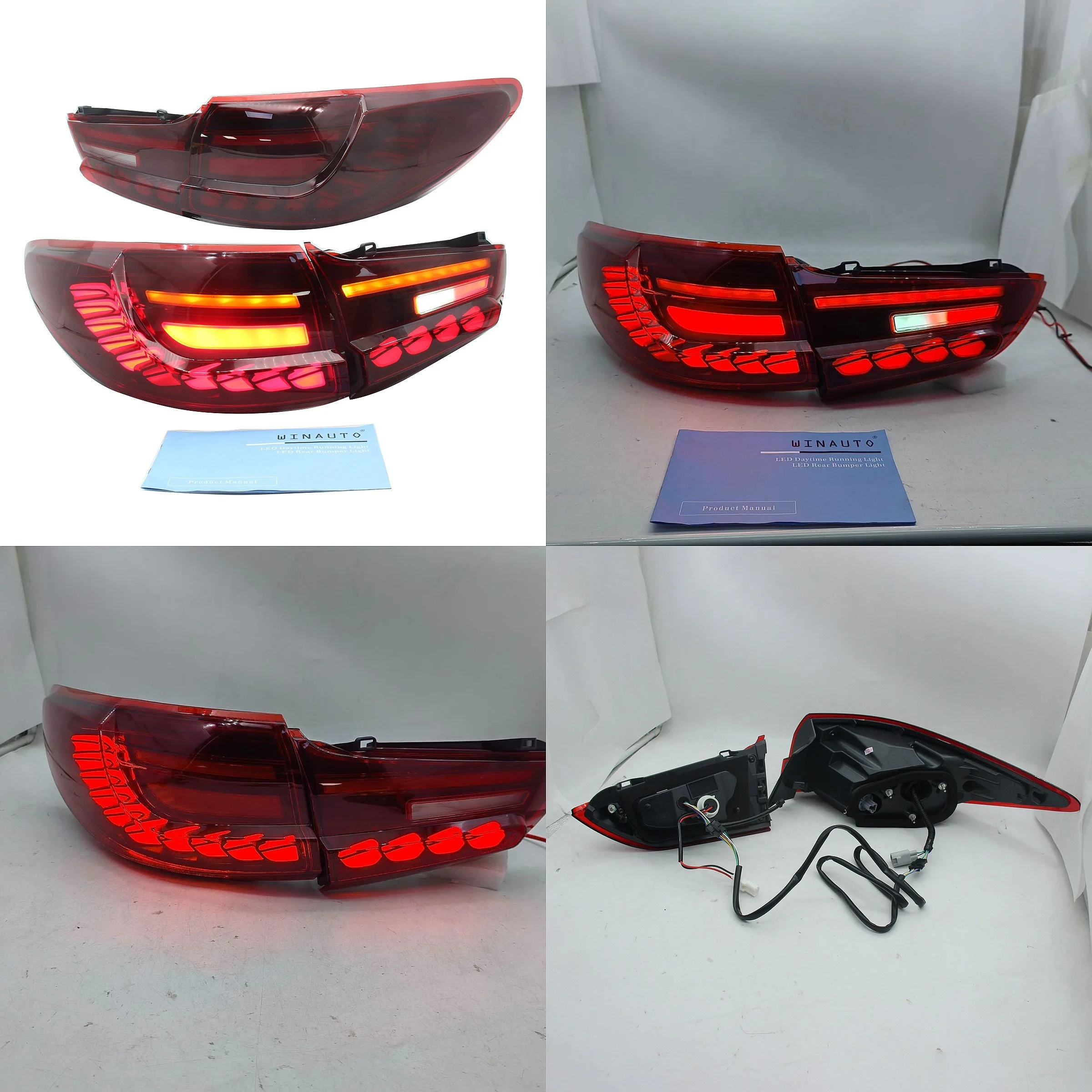LED Tail Light Assembly for Mazda6 Atenza 2014-2019 Red Sequential Turn Signal
LED Tail Light Assembly for Mazda6 Atenza 2014-2019 Red Sequential Turn Signal