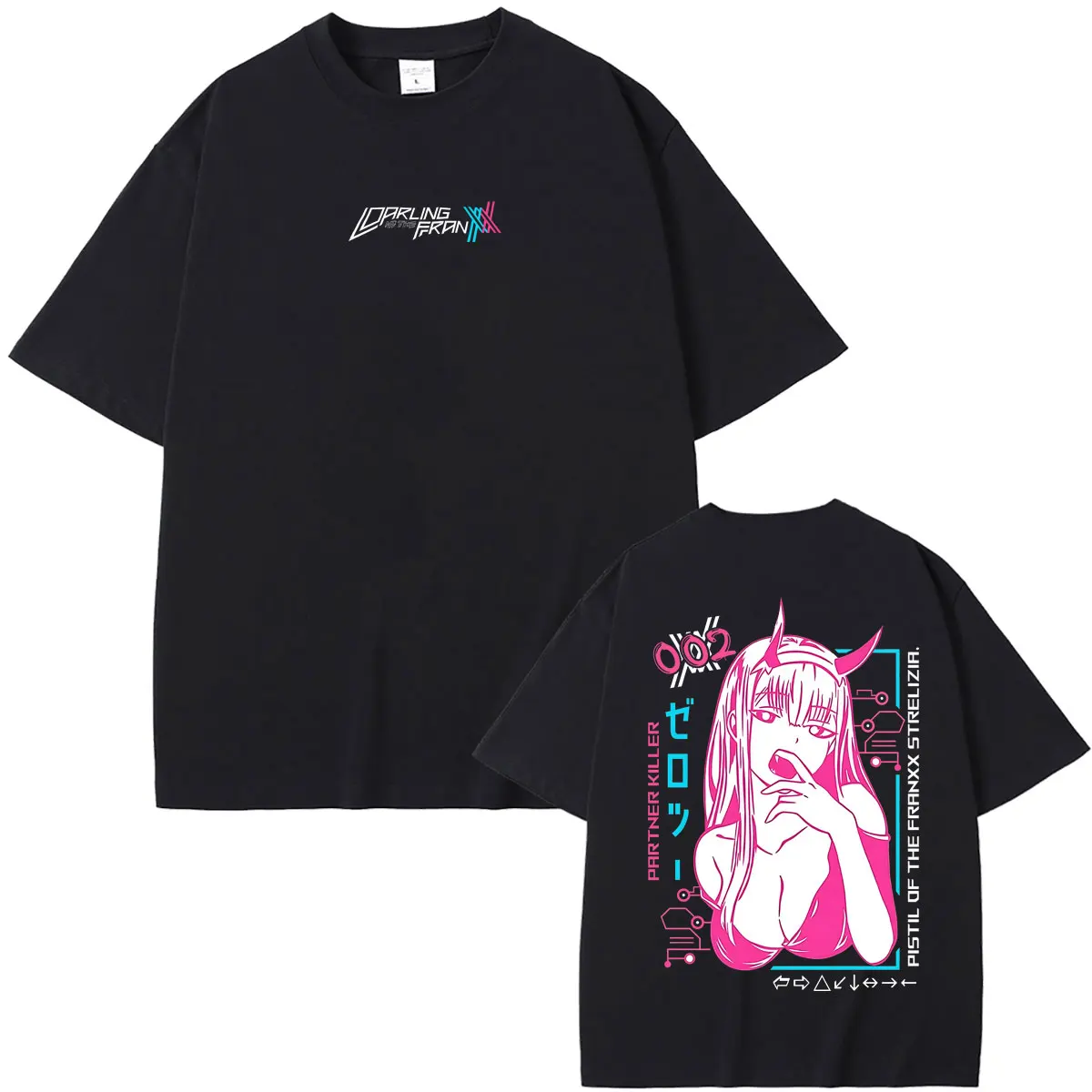 Anime Darling in The Franxx Zero Two T-shirt Men Women Manga Harajuku T Shirts Summer Male Casual Oversized Crewneck Tshirt Tops
Anime Darling in The Franxx Zero Two T-shirt Men Women Manga Harajuku T Shirts Summer Male Casual Oversized Crewneck Tshirt Tops