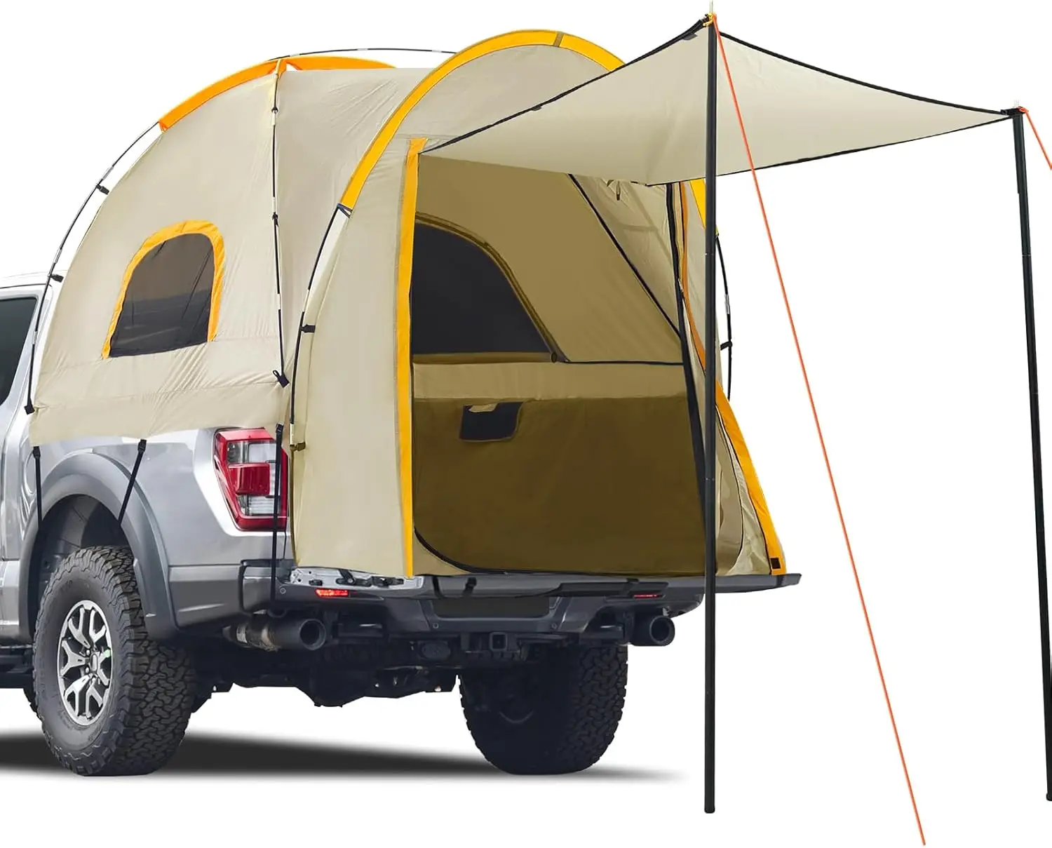 Waterproof Truck Tent with Awning for 5.5-6.3 FT Bed - Camping & Outdoor Travel Accessory
Waterproof Truck Tent with Awning for 5.5-6.3 FT Bed - Camping & Outdoor Travel Accessory