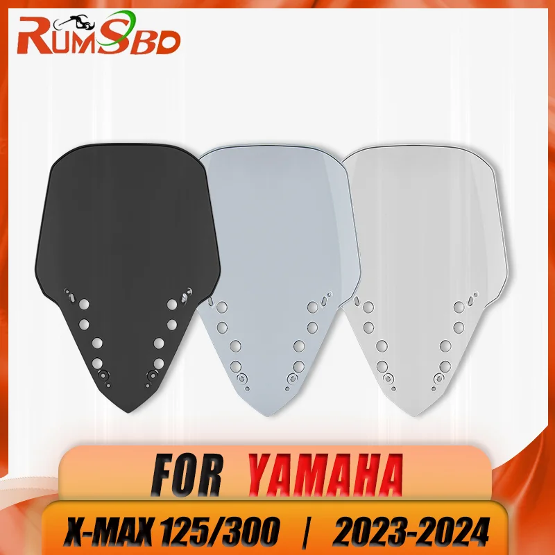 Лобовое стекло мотоцикла, дефлекторы воздушного потока, передний экран, ветрозащитный экран для моделей YAMAHA X MAX 125 300 2023 2024 
Лобовое стекло мотоцикла, дефлекторы воздушного потока, передний экран, ветрозащитный экран для моделей YAMAHA X MAX 125 300 2023 2024