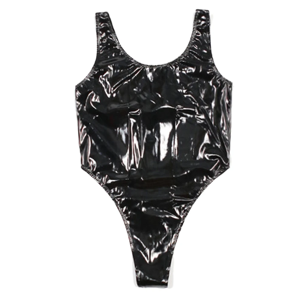 Сексуальное женское боди из ПВХ с латексом и высоким вырезом, колготки для горничной, комбинезон, сексуальная клубная одежда, эротическое белье в стиле фэнтези, большие размеры 
Сексуальное женское боди из ПВХ с латексом и высоким вырезом, колготки для горничной, комбинезон, сексуальная клубная одежда, эротическое белье в стиле фэнтези, большие размеры