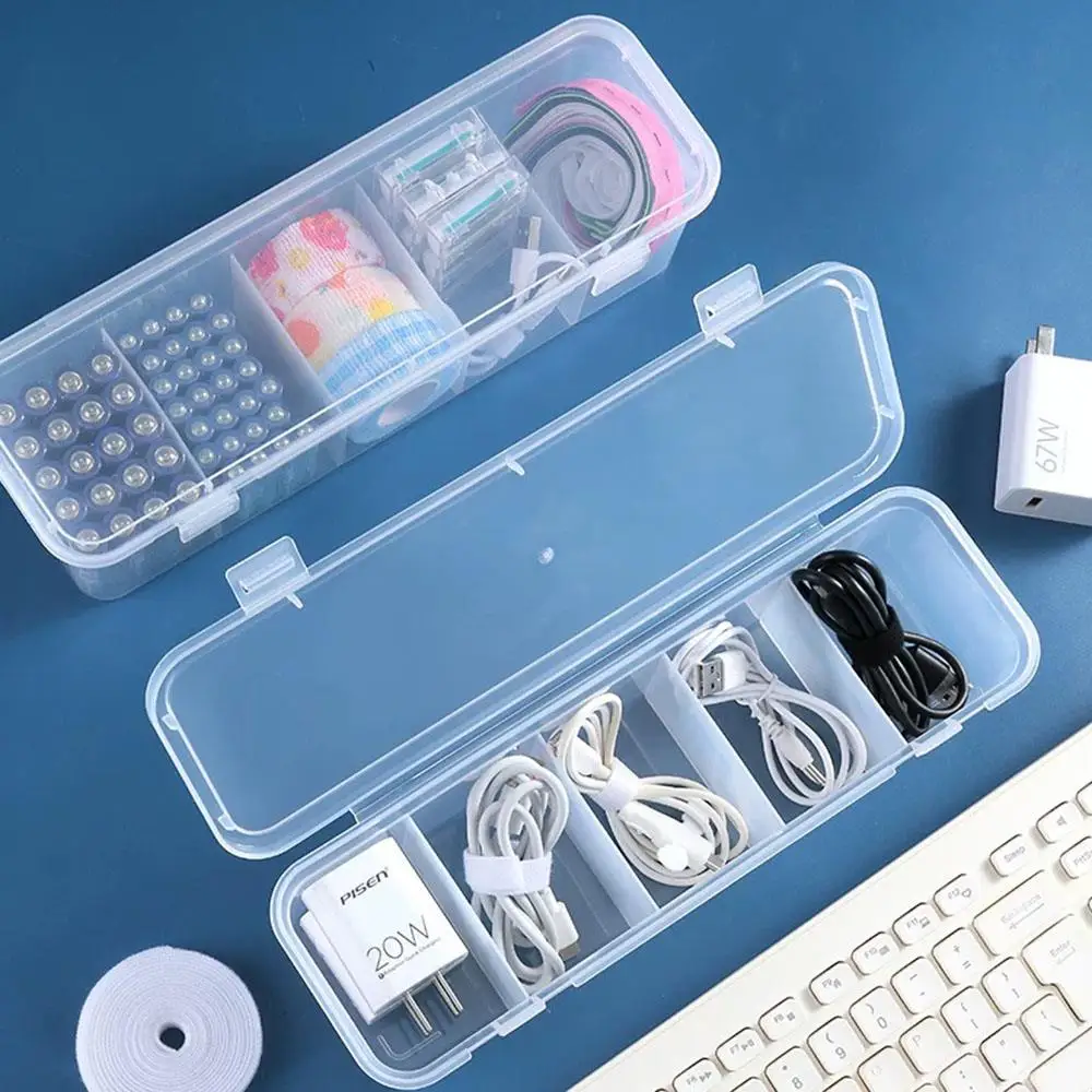 Dustproof Data Cable Organizer Transparent Desktop Storage Box With Compartments Headphone Charger Card Organizer Container Case
Dustproof Data Cable Organizer Transparent Desktop Storage Box With Compartments Headphone Charger Card Organizer Container Case