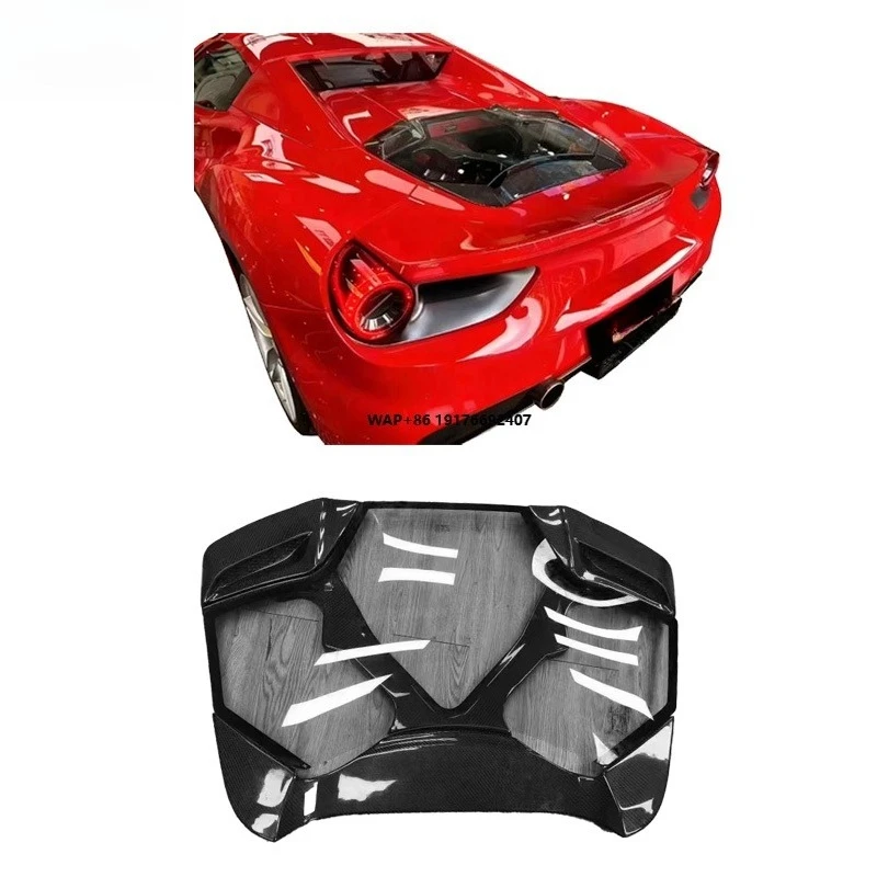 The Convertible Version of the for 488 Has Been Upgraded to a Carbon Fiber Style Transparent Tailgate.
The Convertible Version of the for 488 Has Been Upgraded to a Carbon Fiber Style Transparent Tailgate.