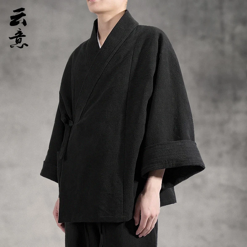 Men's Hanfu Wide Sve Cotton Linen Blend Casual Wear Autumn Faion Retro Zen Sle Chinese Top Buddhist Tea Ceremony Robe
Men's Hanfu Wide Sve Cotton Linen Blend Casual Wear Autumn Faion Retro Zen Sle Chinese Top Buddhist Tea Ceremony Robe