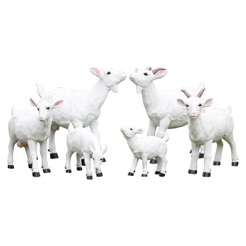FRP simulation goat sculpture milk sheep ornament garden courtyard outdoor garden landscape animal lawn decoration
FRP simulation goat sculpture milk sheep ornament garden courtyard outdoor garden landscape animal lawn decoration