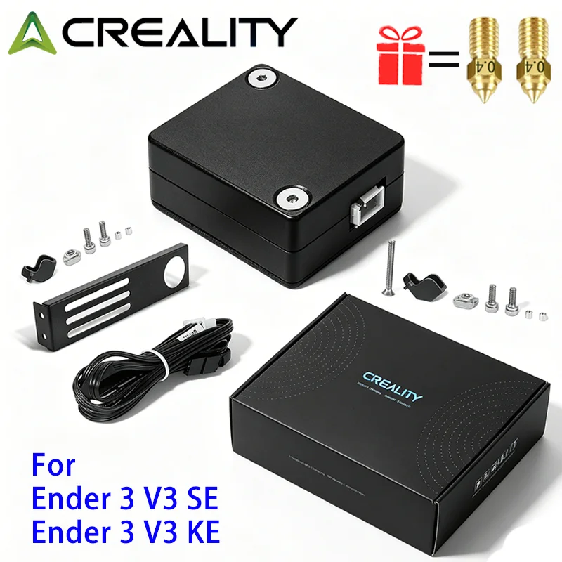 Оригинальный датчик обнаружения конца филамента Creality Ender 3 V3 SE/V3 KE с соплом, модуль определения положения филамента Ender 3 V3 KE, запчасть для 3D-принтера
Оригинальный датчик обнаружения конца филамента Creality Ender 3 V3 SE/V3 KE с соплом, модуль определения положения филамента Ender 3 V3 KE, запчасть для 3D-принтера