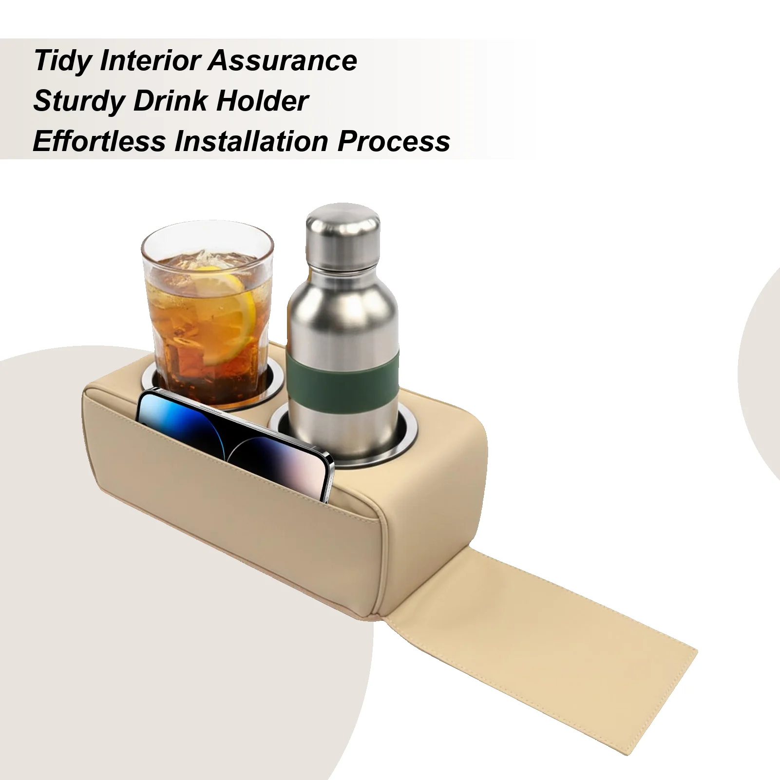 Automotive Cup Holders Modern Leather Storage Couch Drink Holder Car Backseat Organizer For Cell Phone Snack Remote Water Bottle
Automotive Cup Holders Modern Leather Storage Couch Drink Holder Car Backseat Organizer For Cell Phone Snack Remote Water Bottle