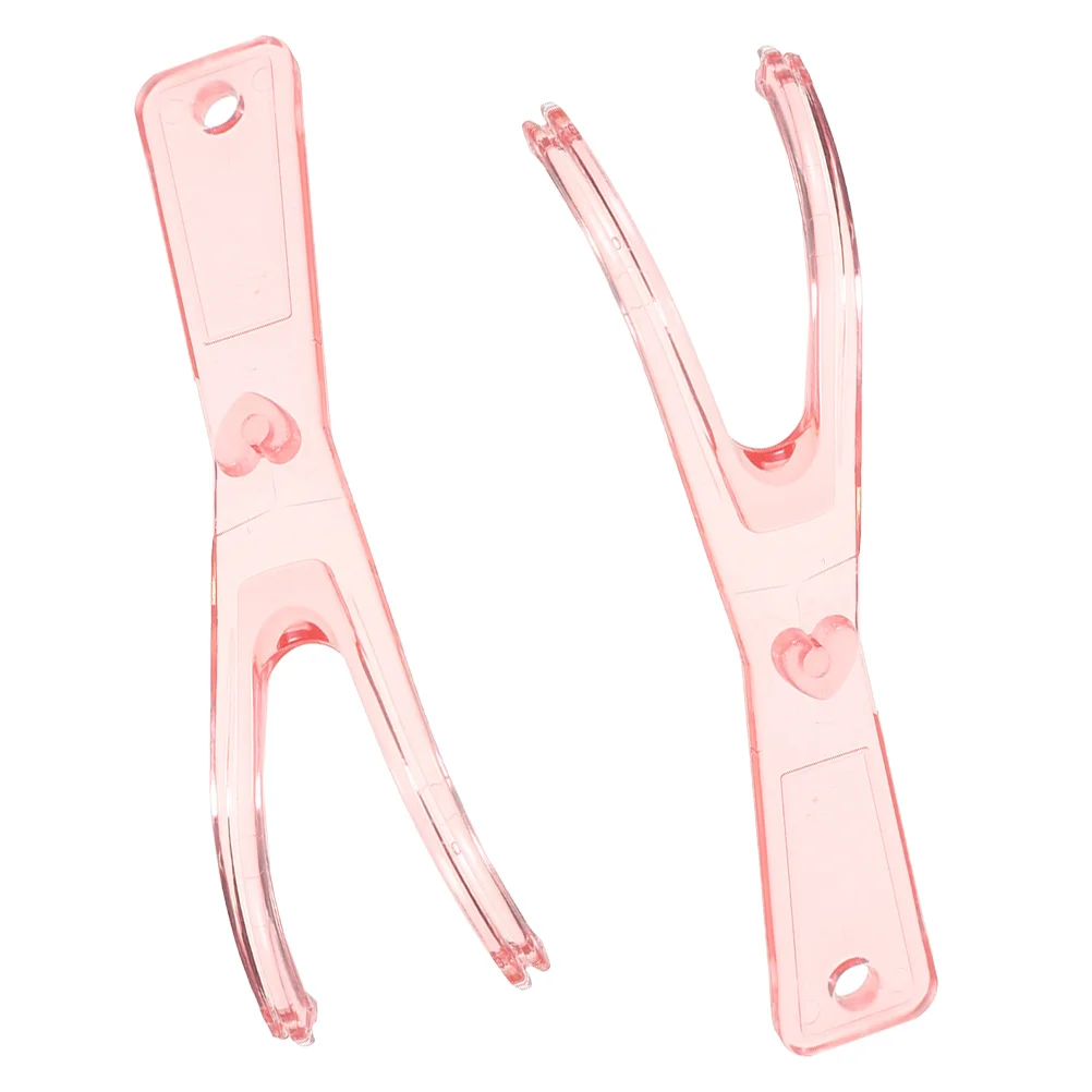 2 Pcs Pink Replaceable Dental Floss Holder Teeth Cleaning Handle Compact Lightweight Plastic Sticks Flosser Threader
2 Pcs Pink Replaceable Dental Floss Holder Teeth Cleaning Handle Compact Lightweight Plastic Sticks Flosser Threader