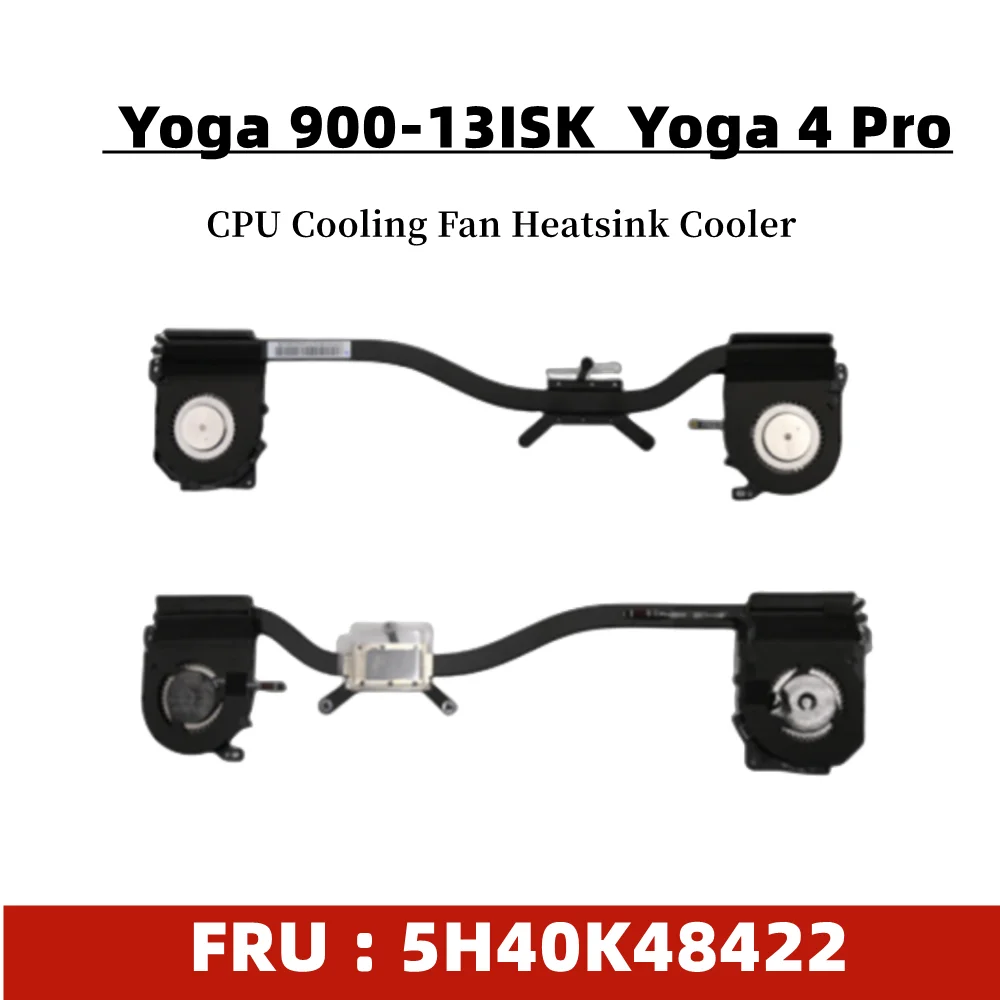 New Original For Lenovo ideapad Yoga 900-13ISK 13.3" Laptop Yoga 4 Pro CPU Cooling Fan Heatsink Cooler FRU 5H40K48422
New Original For Lenovo ideapad Yoga 900-13ISK 13.3" Laptop Yoga 4 Pro CPU Cooling Fan Heatsink Cooler FRU 5H40K48422