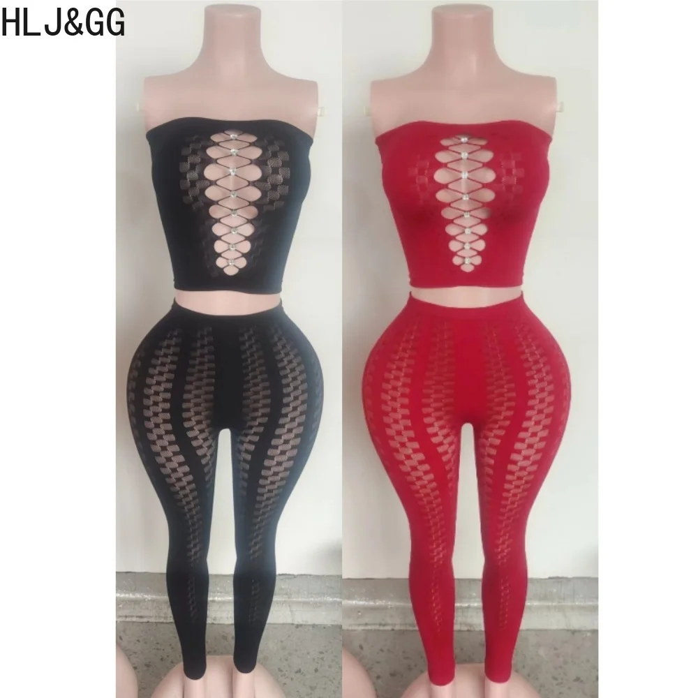 HLJ&GG Sexy Knitting Hollow Bodycon One Piece Jumpsuits Women Off Shoulder Sleeveless Backless Slim Playsuits Fashion Overalls
HLJ&GG Sexy Knitting Hollow Bodycon One Piece Jumpsuits Women Off Shoulder Sleeveless Backless Slim Playsuits Fashion Overalls