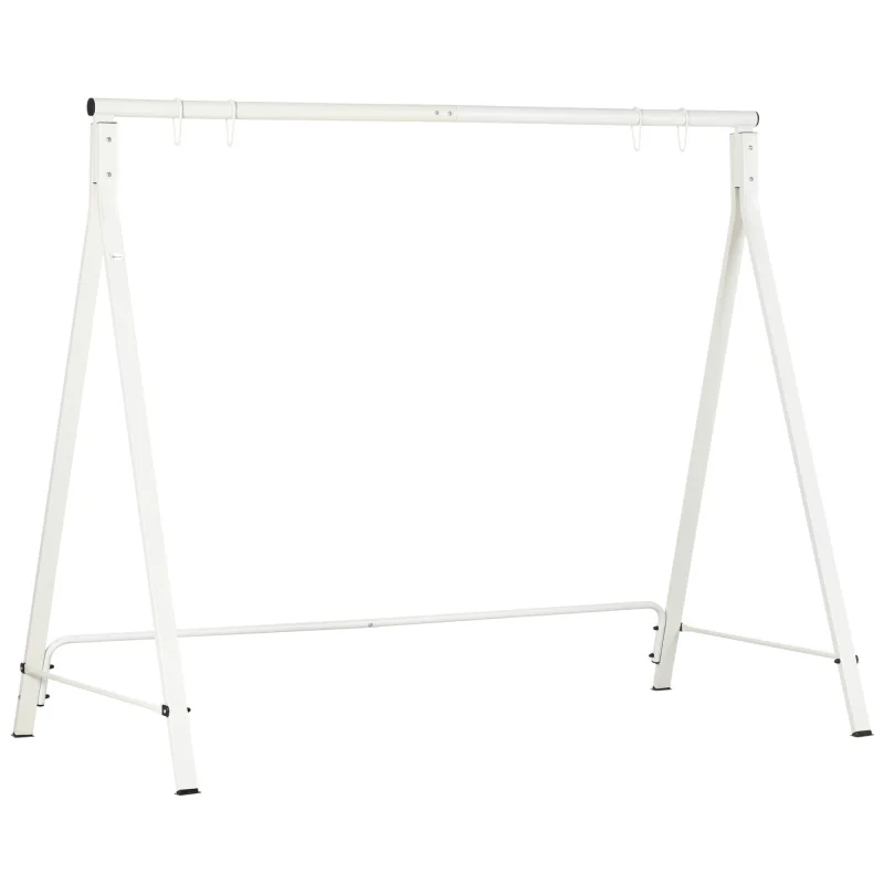 Outsunny Metal Porch Swing Stand, Heavy Duty Swing Frame, Hanging Chair Stand Only, 528 LBS Weight Capacity, for Backyard, Pa
Outsunny Metal Porch Swing Stand, Heavy Duty Swing Frame, Hanging Chair Stand Only, 528 LBS Weight Capacity, for Backyard, Pa